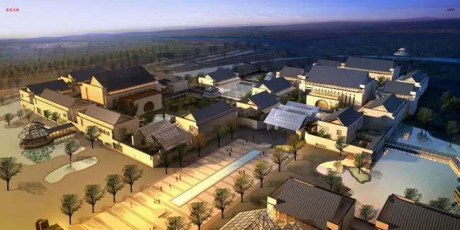 Sketchup Cultural Model | Museum, New Chinese Style, Cultural Architecture