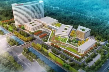 Modern Multi-Story Hybrid Hospital Model in SketchUp: High-Rise Medical Building Design-BIM WORLD