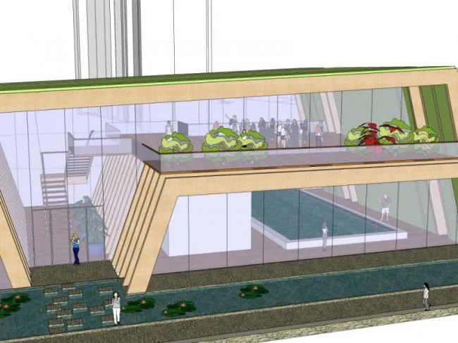 Sketchup Business Model | Sales Office, Modern Style