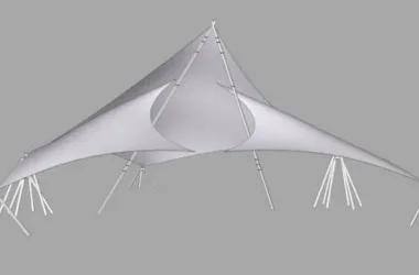 SketchUp Material Model: Stretch Film Landscape Component-BIM WORLD
