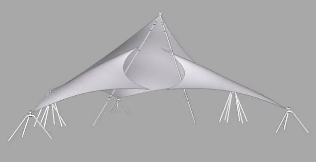 Sketchup Material Model | Stretch Film Landscape Material Component