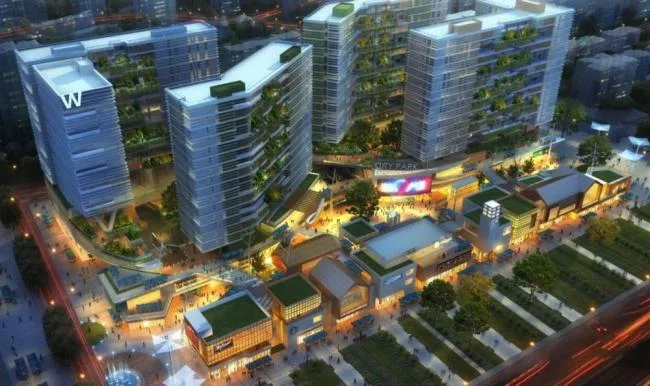 Sketchup Complex Model | Multi story High rise Mixed Commercial Complex, High rise Residential, Modern Style