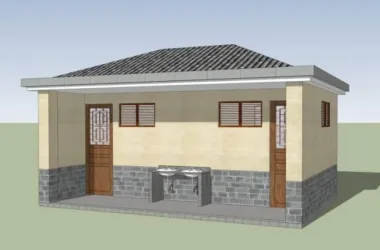 Chinese-Style Toilet Sketch Model in SketchUp-BIM WORLD