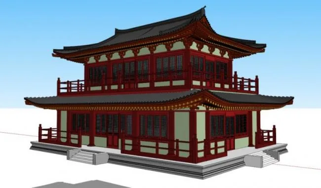 Sketchup Ancient Architecture Model | Multi story Attic, Ancient Architecture, Chinese Style