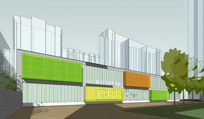 Sketchup School Model | Kindergarten, Clubhouse, Modern Style, Educational Architecture