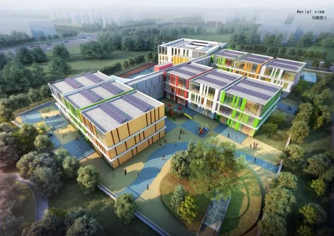 BIM Architecture | Wujun Kindergarten in the Taihu Lake New Town, Suzhou, Jiangsu/Qifa Design Group Co., Ltd