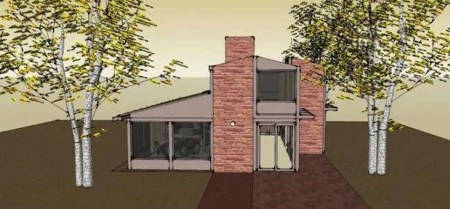 Modern Solo Villa Design | SketchUp 3D Model