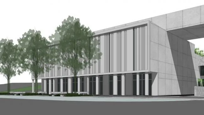 Sketchup Cultural Model | Multi story Exhibition Hall, Square Landscape Design, Cultural Architecture, Modern Style