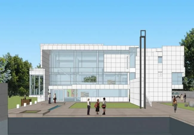 Sketchup Cultural Model | Master Works, Multi story Modern Cultural Architecture