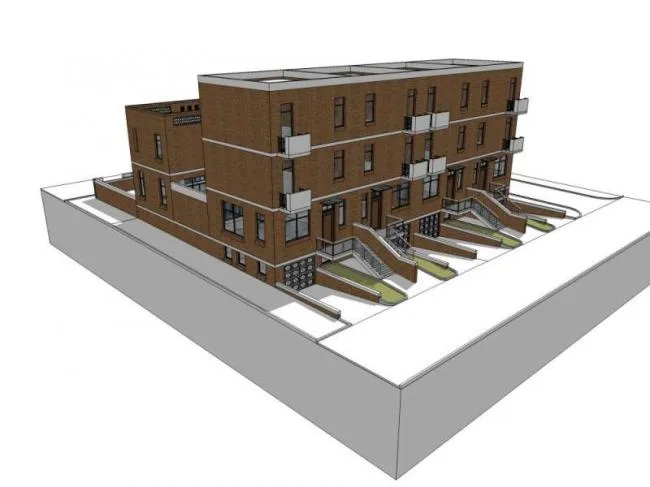 Sketchup Villa Model | Townhouse, Classical Style