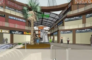 Modern Multi-Story Commercial Street SketchUp Material Model-BIM WORLD