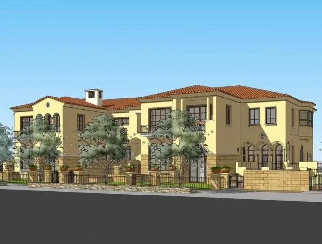 Sketchup Villa Model | Twin Villa, Spanish Style, Classical Style