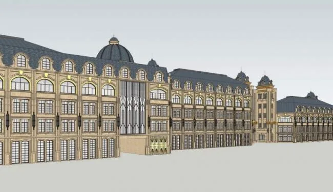 SketchUp Business Model: Multi-Layer Strategy with French Classical Design