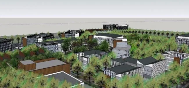 Sketchup School Model | Multi story School, Campus Educational Architecture, Modern Style