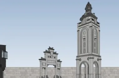 SketchUp Business Model: Designing a Multi-Story Chinese-Style Club-BIM WORLD