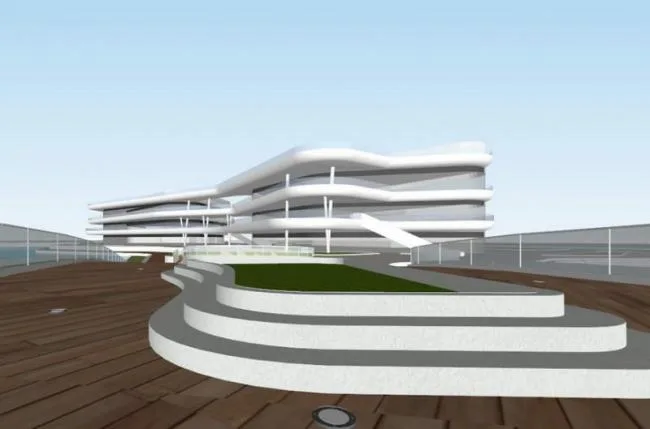 Sketchup Business Model | Sunan Vanke Fifth Park Commercial Center, Multi story Commercial, Modern Style