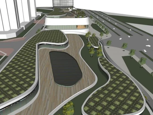 Sketchup Complex Model | Super High rise Commercial Complex, Hotel, Modern Style