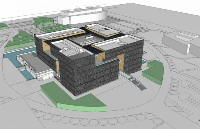 Sketchup Cultural Model | Multi story Museum, Cultural Architecture, Modern Style