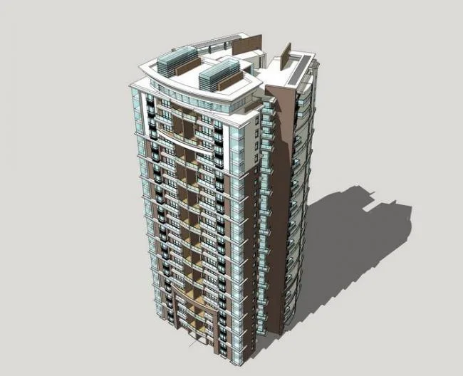SketchUp Residential Models: Modern High-Rise and Contemporary Housing Designs