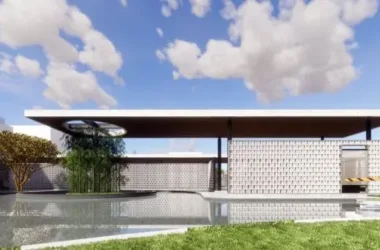 SketchUp Business Model: Modern Sales Office Design for Commercial Buildings-BIM WORLD