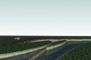 Modern Landscape Design Model | Linshui Road in SketchUp-BIM WORLD
