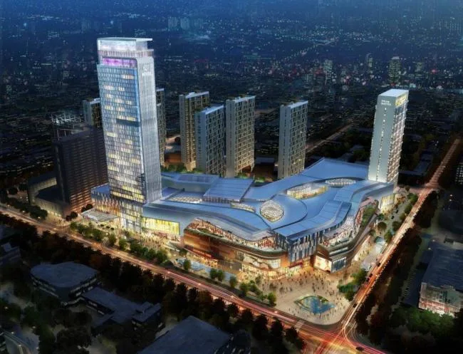 Sketchup Complex Model | Super high-rise commercial complex, office building, hotel, residential, modern style