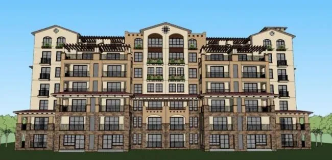 Sketchup Residential Model | Multi story Residence, Classical Style, Tuscany