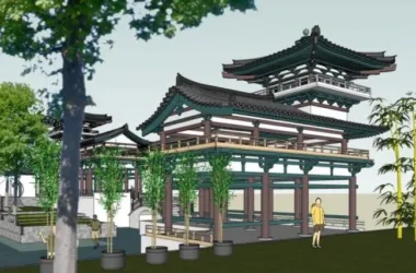 SketchUp Landscape Models: Parks, Gardens, and Traditional Chinese Style Designs-BIM WORLD