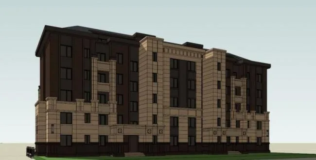 Sketchup Residential Model | Multi story Residence, Classical Style