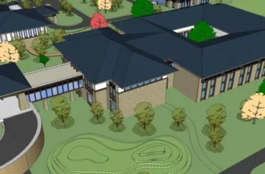 Modern Resort Hotel Model in SketchUp-BIM WORLD