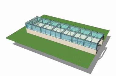 SketchUp Material Model: Modern Underground Garage Entrance and Exit Components-BIM WORLD