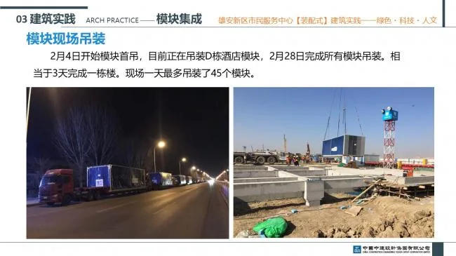 Prefabricated | Xiong'an New Area Citizen Service Center Prefabricated Building Practice Experience Sharing