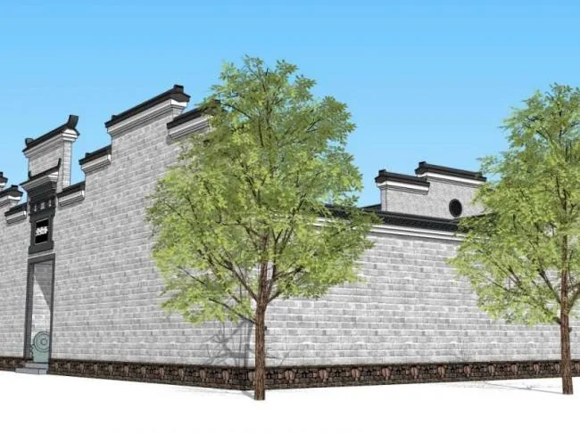 Sketchup Ancient Architecture Model | Multi story Courtyard, Chinese Style, Ancient Architecture