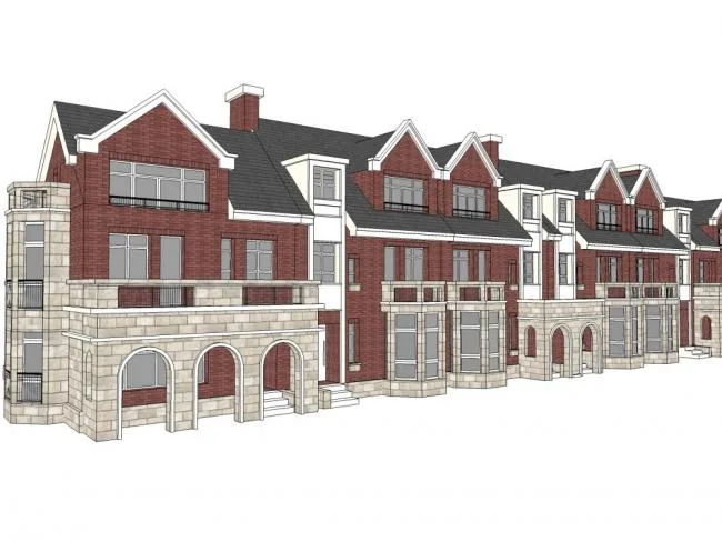 Sketchup Villa Model | Townhouse, Classical Style