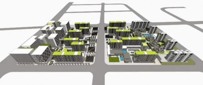 Modern Multi-Story Residential Complex | SketchUp 3D Model-BIM WORLD