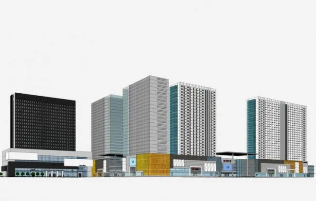 Sketchup Office Model | High rise Office Building, Modern Style