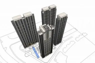 Modern High-Rise Residential Neighborhoods | SketchUp Architectural Models-BIM WORLD