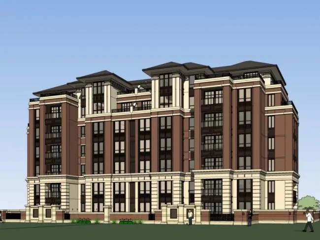 Sketchup Residential Model | Multi story Residence, Garden House, European Style