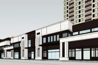 SketchUp Business Model: Vanke Street Commercial Project in Neoclassical Style-BIM WORLD