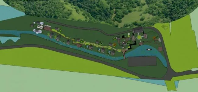 Sketchup Hotel Model | Suzhou Shushan Cloud Hot Spring Resort, Hotel, Chinese Style