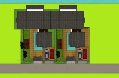 SketchUp Chinese-Style Solo Villa Model-BIM WORLD