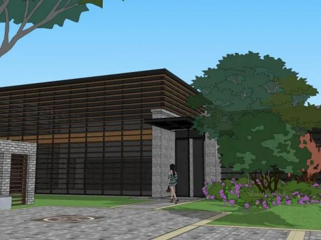 Sketchup Business Model | Multi story Club, Chinese Style