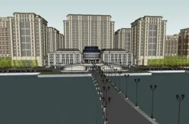 SketchUp Residential Models: High-Rise Communities, Western Neoclassical Architecture, and Housing Designs-BIM WORLD