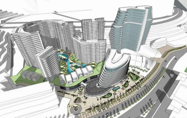Sketchup Hotel Model | Shenzhen Dameisha Hotel, High rise Hotel, Modern Style