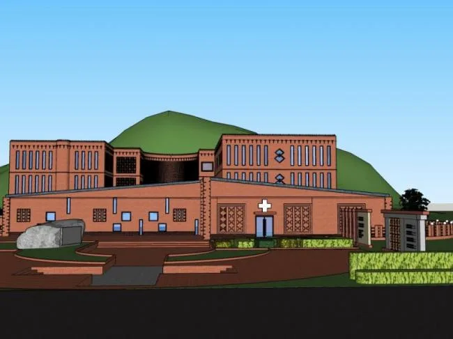 Sketchup Cultural Model | Multi story Memorial Hall, Cultural Architecture, Modern Style