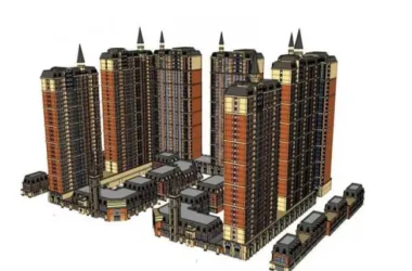 SketchUp Residential Design: High-Rise Living with Ground Floor Retail in Classic Style-BIM WORLD