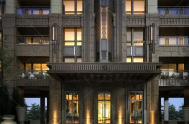 SketchUp Residential Models: High-Rise, Art Deco, and Modern Designs-BIM WORLD