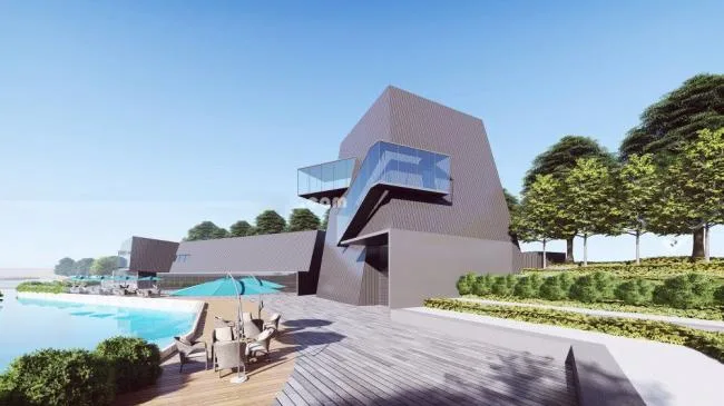 Sketchup Cultural Model | Multi story Art Gallery, Cultural Architecture, Modern Style