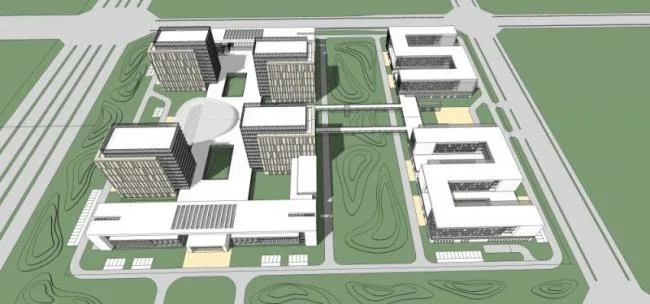 Sketchu Industrial Building | Multi story Industrial Park, Industrial Park, Modern Style