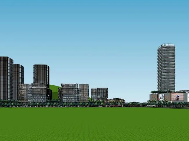 Sketchup Complex Model | Multi story High rise Complex, Office Building, Hotel, Commercial, Apartment, Modern Style